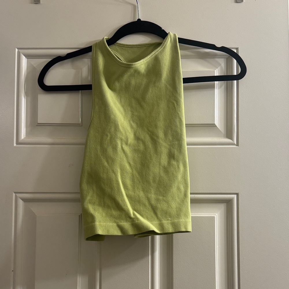 Free People Light Green Tank Top
